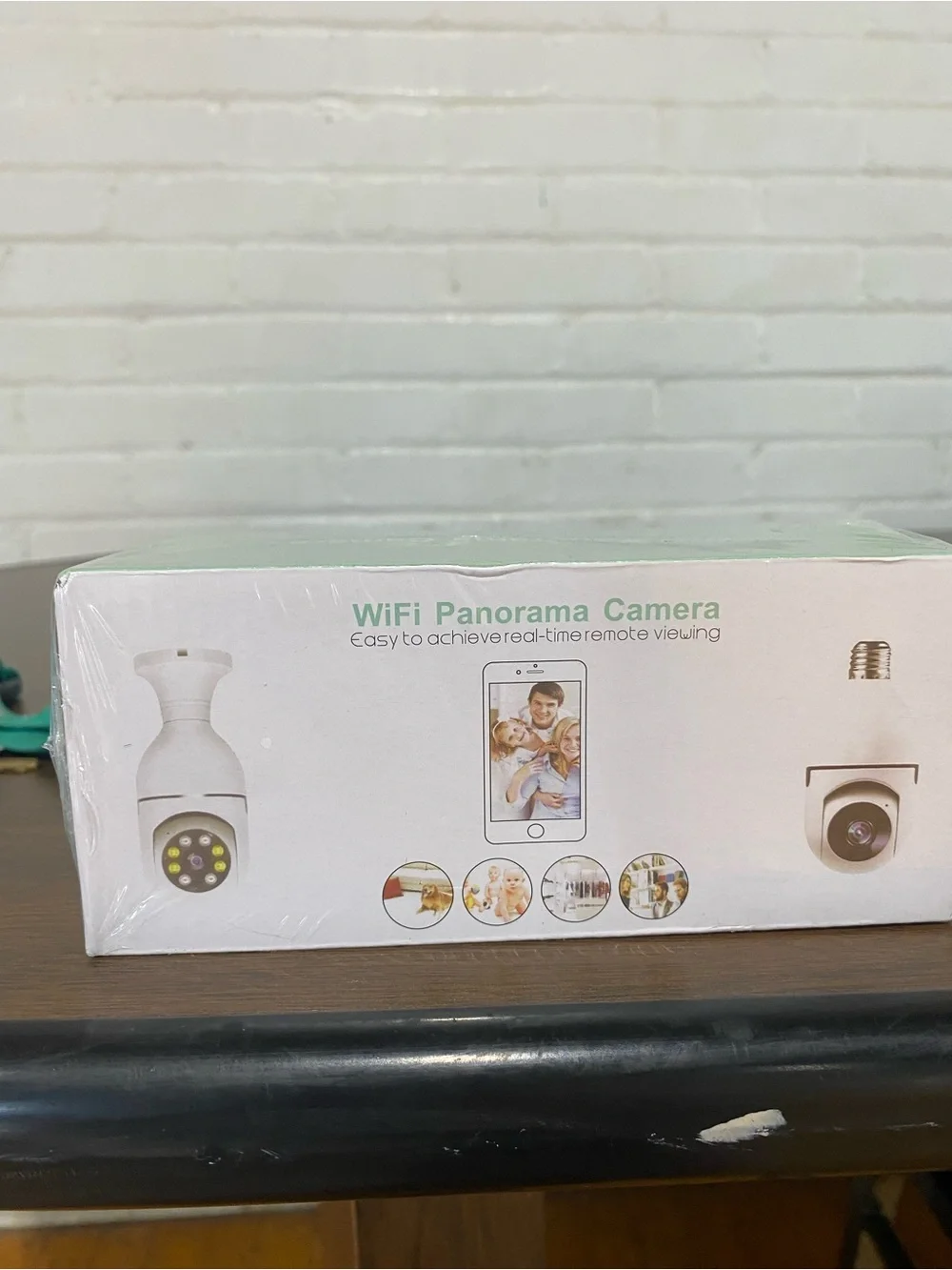WiFi Panorama Camera - White Wireless Security Camera